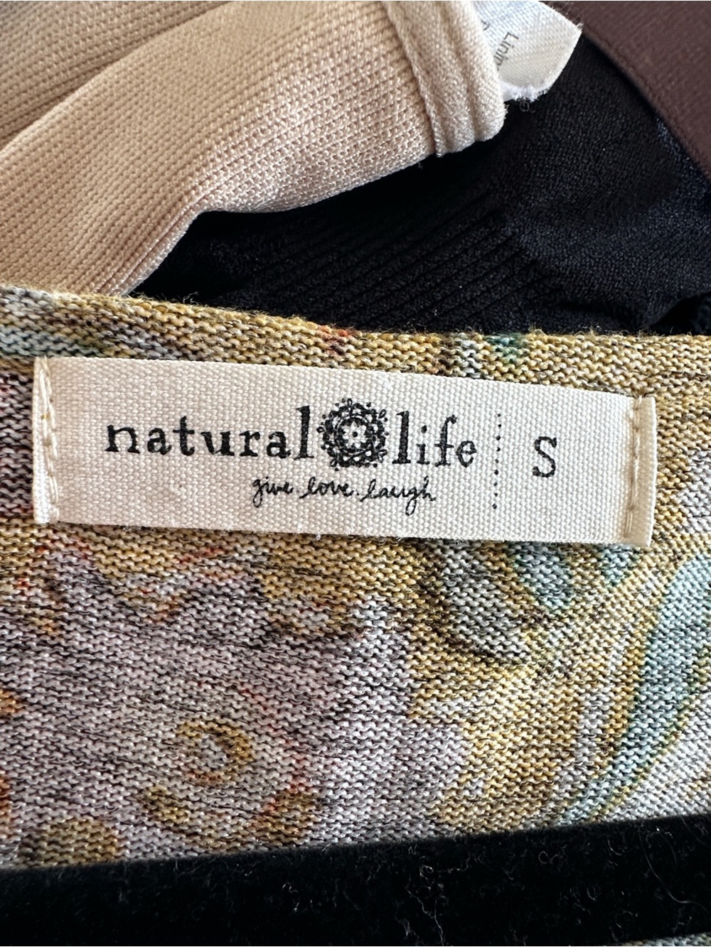 Natural life  Floral Print Mustard Midi Dress with 3/4 Sleeves - Picture 3 of 4
